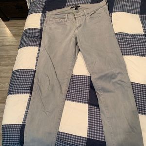 Colored denim jeans with stretch